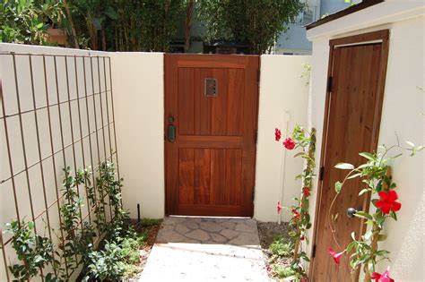 Wood color like green is a color if you have entrance gate facing to the east. Custom Made Entry Gate by Altadena Designs | CustomMade.com