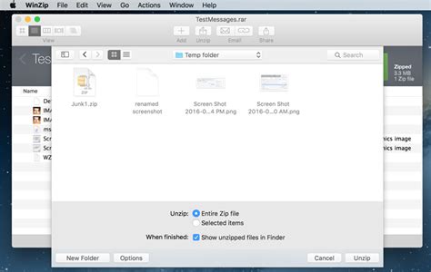 Because iphones don't have file managers. RAR for Mac: Open RAR Files on Mac With Winzip