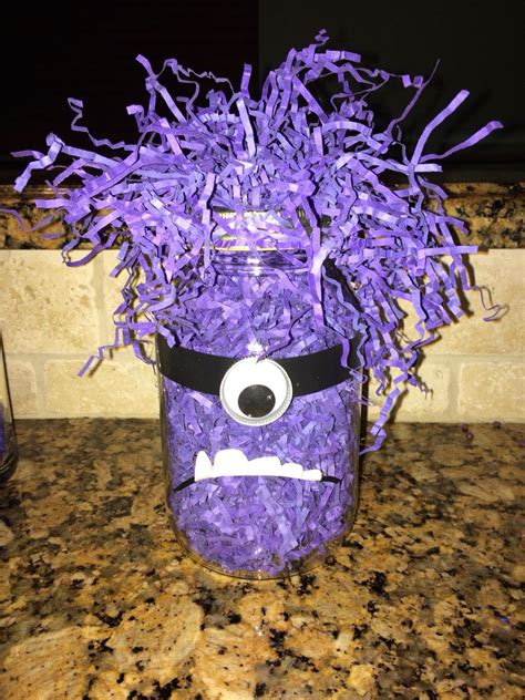 Tissue paper was from dollar storeconstruction. Homemade evil minion decoration | Minion party decorations ...