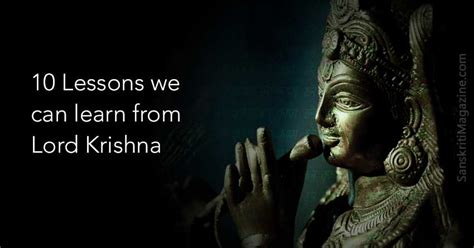 10 Lessons We Can Learn From Lord Krishna Sanskriti