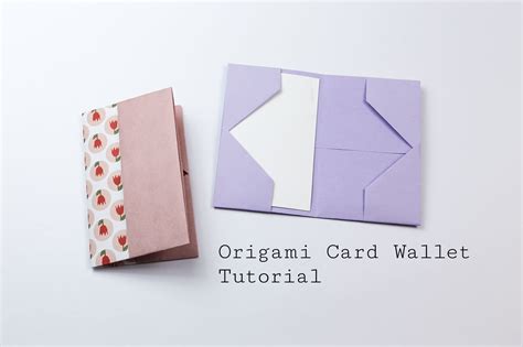 Handmade origami cards are some of the most practical origami projects around. Easy Origami Business Card Case or Wallet Tutorial