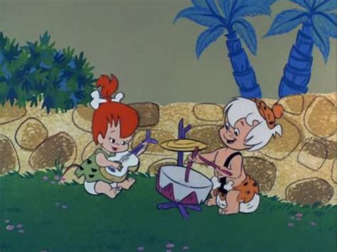 Pebbles And Bamm Bamm Animated Cartoons Flintstones Classic Cartoons