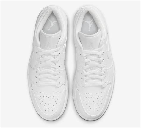 Air Jordan 1 Low Triple White 553558 136 Release Date Where To Buy