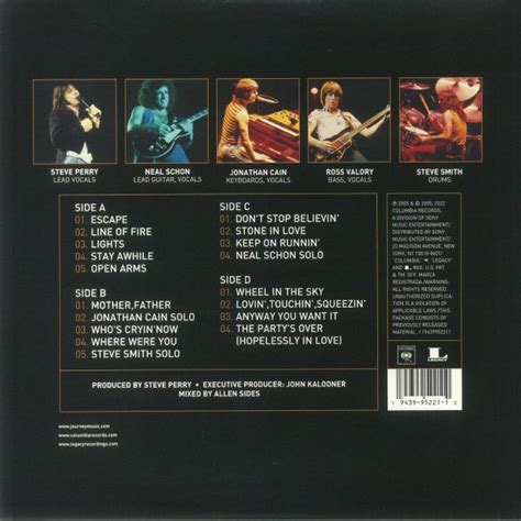 Пластинка Live In Houston 1981 Escape Tour Journey. Купить Live In