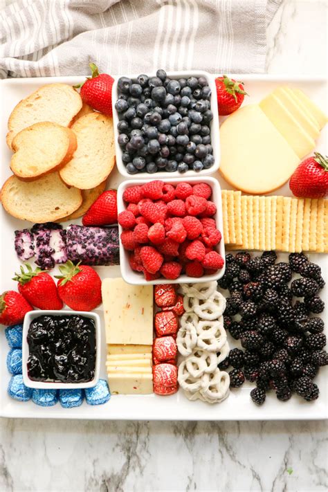 Red White Blue Charcuterie Board The Rockstar Mommy