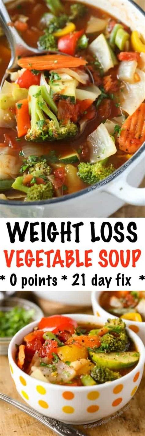Weight Loss Vegetable Soup Recipe Spend With Pennies