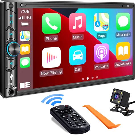 Buy Double Din Car Stereo Compatible With Voice Control Apple Carplay