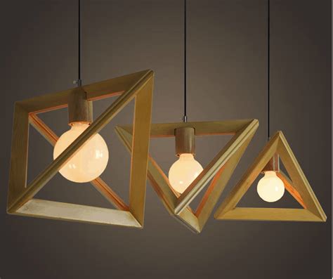 Lea Wooden Geometry Lamp