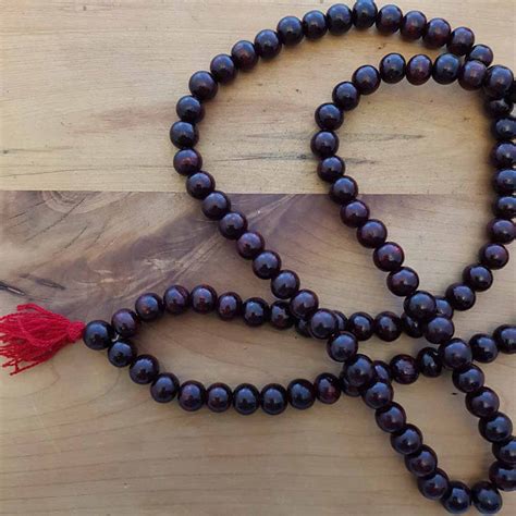 rosewood prayer mala beads approx 12mm 108 plus guru bead inspire me online