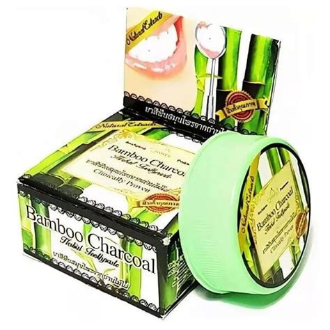 Зубная паста с бамбуковым углем rochjana bamboo charcoal herbal toothpaste 30 гр от продавца