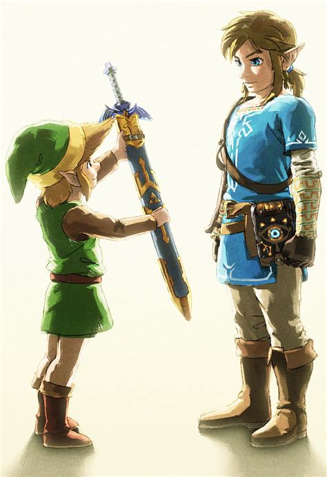 Zelda Breath Of The Wild Classic Link Poster 13x19 Legend Of Zelda