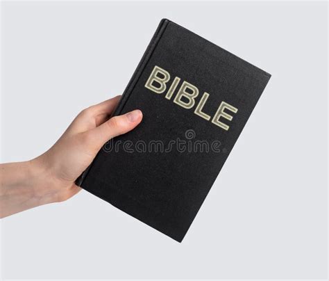 Woman Hand With Closed Bible Praying Religious Texts Scriptures