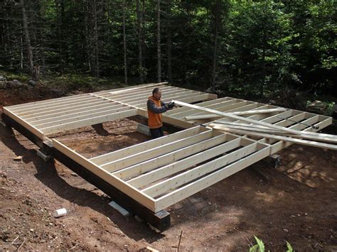 Pier Foundation Shed Floor Building A Shed Building A Storage Shed