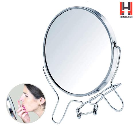 homehunch makeup mirror small double sided vanity mirrors for desk handheld