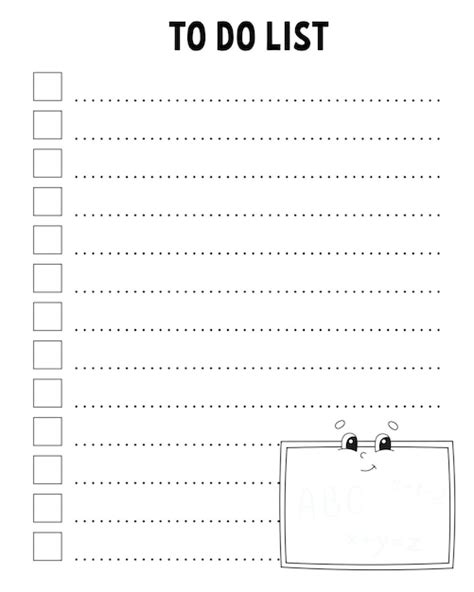Premium Vector To Do List Printable Template Lined Sheet Handwriting Paper For Diary Planner