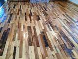 Photos of Wood Floor Using Pallets