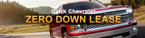 Best Chevy Zero Down Lease Offers In Ma Quirk Chevy Ma