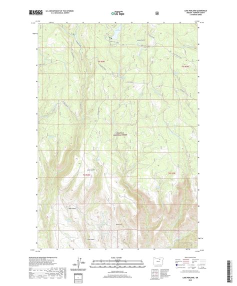 Lake Penland Oregon Us Topo Map Mytopo Map Store