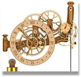 Brian Law's wooden clocks | Wooden clock, Wooden gear ...