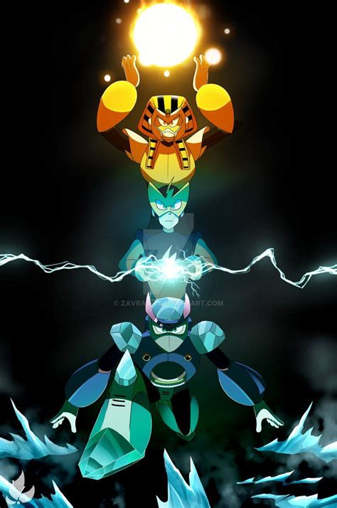 Masters Of Energy By Zavraan Mega Man Fan Art Skeletor