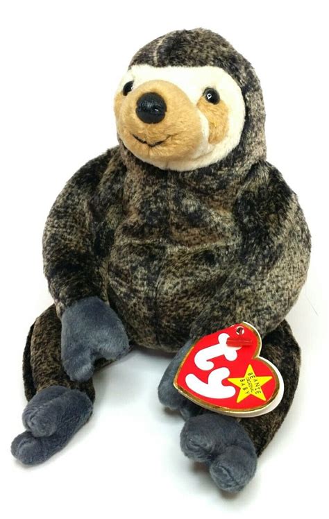 Ty Beanie Baby Sloth Slowpoke 1999 Beanbag Plush