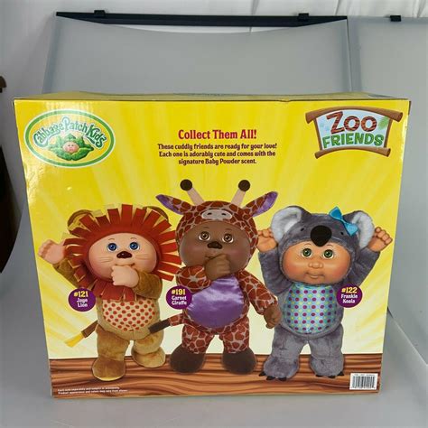Cabbage Patch Kids Zoo Woodland Friends Collectible Cuties Dolls 3 Pack