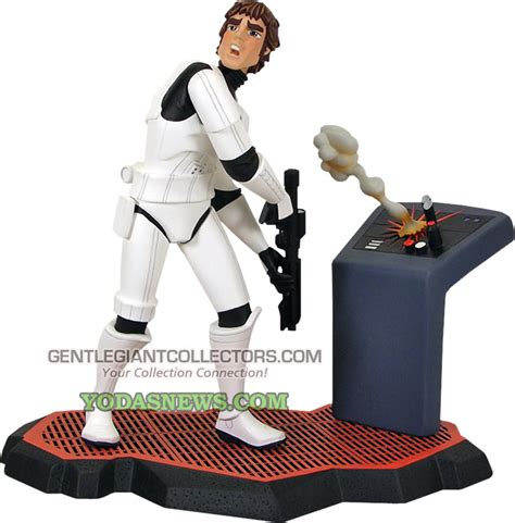 Gentle Giant Han Solo Stormtrooper Animated Maquette Statue