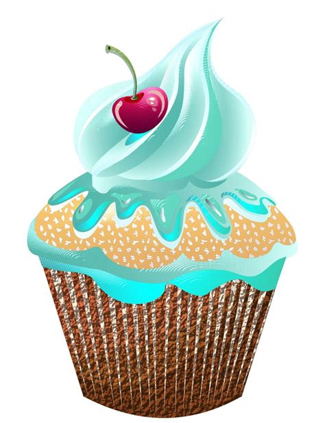 Birthday Cupcakes Clipart Free Download On Clipartmag