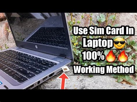 How To Install SIM Card In Laptop YouTube