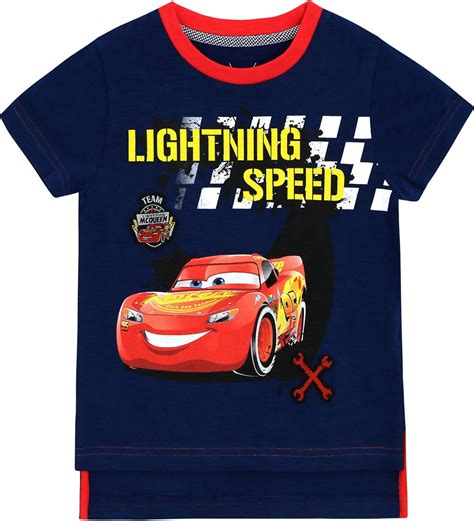 Disney Jungen Cars Lightning Mcqueen T Shirt Amazonde Bekleidung