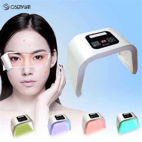 Portable Pdt Led Photon Light Therapy 4 Color Led Face Mask Light