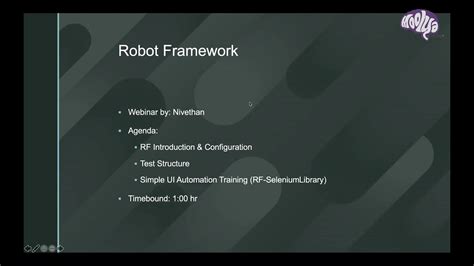 Explore tweets of radhakrishnan @radhakrishnan11 on twitter. Moolya Intersect | Robot Automation Framework | Nivethan ...