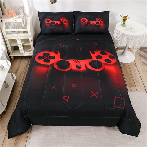 Buy Boys Gamer Comforter Set Queen Sizegamepad Bedding Set Kids Young