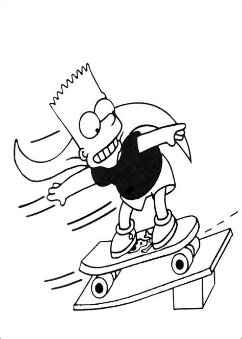 Kids N Coloring Page Simpsons Simpsons