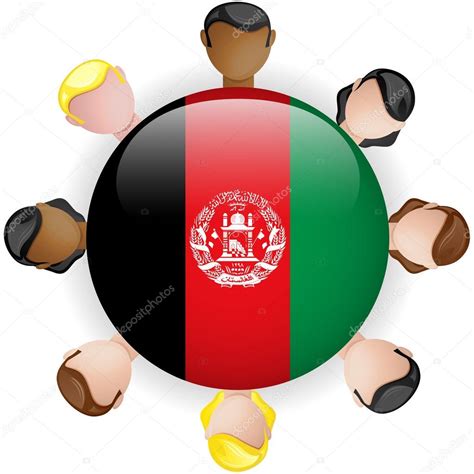 Devlet afganistan bayrağı ile ilgili detaylar da dahil olmak üzere s bilgileri. Afganistan bayrağı düğmesi ekip çalışması grup — Stok ...