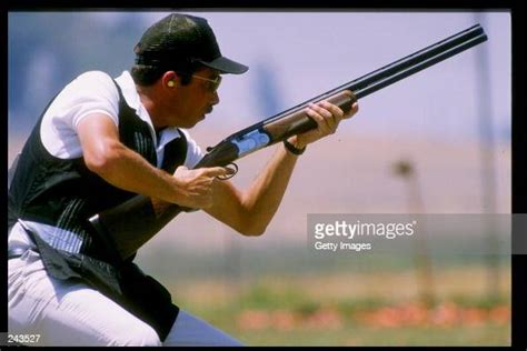 Matt Dryke Shoots His Gun During The Us International Shooting News