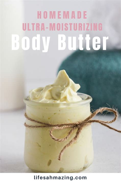 Homemade Whipped Lavender Body Butter With Shea Butter And Coconut