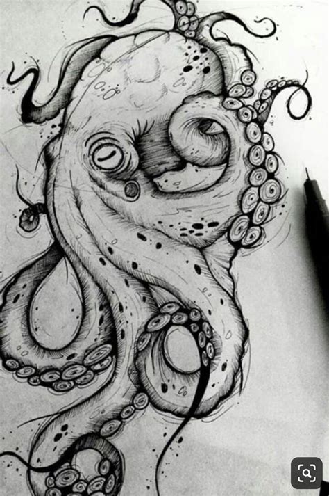 Pin By Revan On Drawings Octopus Drawing Octopus Tattoo Octopus