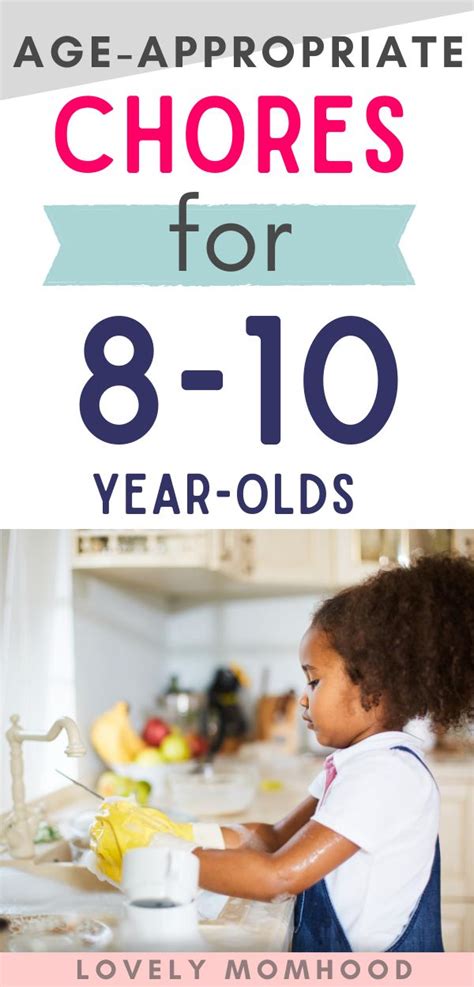 Age Appropriate Chores For 8 10 Year Olds Daily Weekly And Allowances
