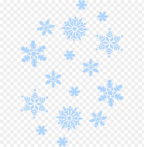 Blue Snowflakes Falling Png Transparent With Clear Background Id 78017