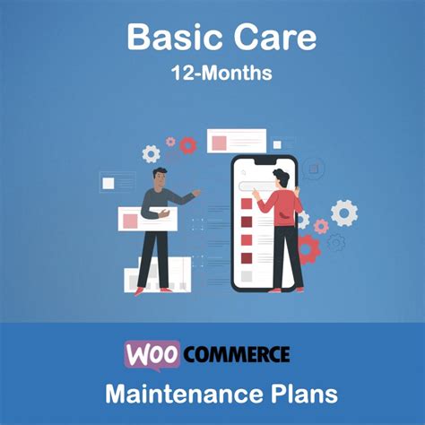 Woocommerce Basic Care Maintenance 12 Months Plan Service Package Usa