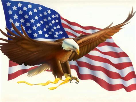 Free 4th Of July Wallpaper Eagle Holding American Flag 2085219