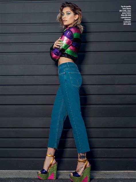 Paris Jackson Colorful Fashion Shoot Vogue Brazil Cover