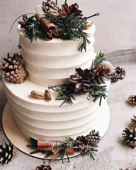 20 Whimsical Winter Wedding Cakes Emma Loves Weddings