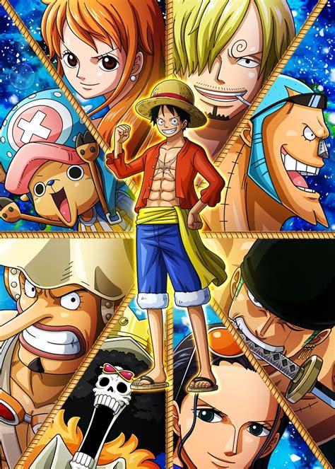 StrawHats One Piece Poster By OnePieceTreasure Displate One Piece Wallpaper Iphone One