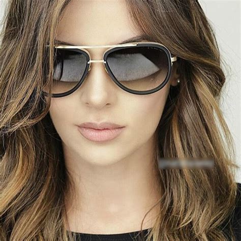 2017 New Big Frame Pilot Sunglasses Women Brand Designer Metal Retro Sun Glasses For Women Men
