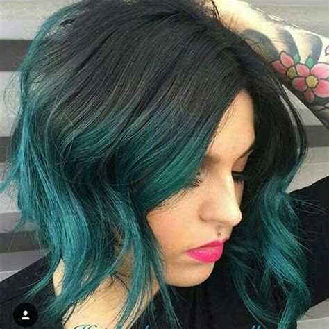 2018 Blue Hair Color Hairstyles For Pretty Women Page 3 Of 5