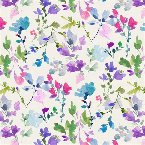Bright Wildflower Fabric By The Yard Carousel Designs Fabric Flowers
