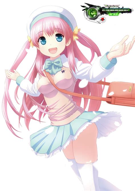 Moe Seifuku Pure Pink Render Ors Anime Renders