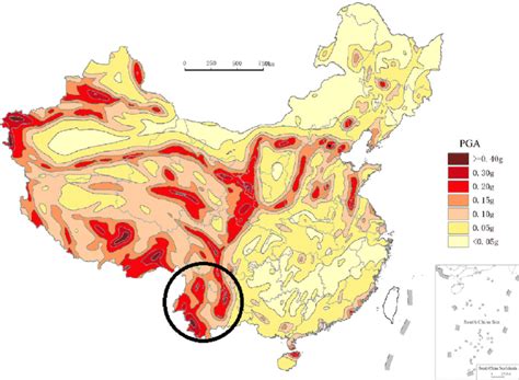 Seismic Ground Motion Parameter Zonation Map Of China Cited From The